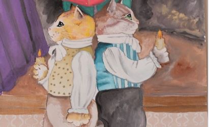 Конкурс детского рисунка «Легенды и мифы о казанских котах» стартует в Санкт-Петербурге
