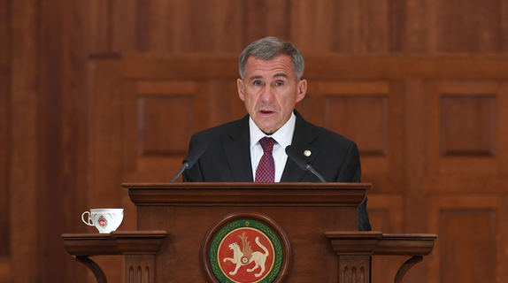 Rustam Minnikhanov has delivered an annual message to the State Council of the Republic of Tatarstan