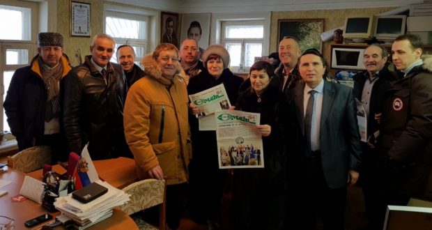 Татарский актив посетил редакцию газеты «Өмет»