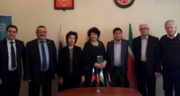At representation office  meeting with guests from the Republic of Tatarstan held