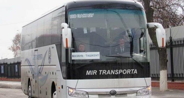 The international bus route Tashkent – Kazan launched