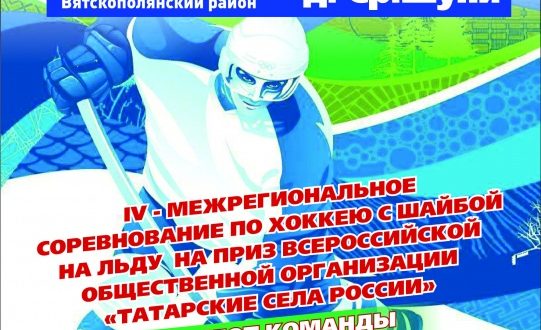 В Кировской области пройдут соревнования по хоккею на приз Всероссийской общественной организации «Татарские села России»