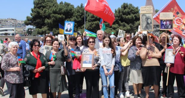 Татары Азербайджана приняли участие в праздновании 74-летия Победы в ВОВ