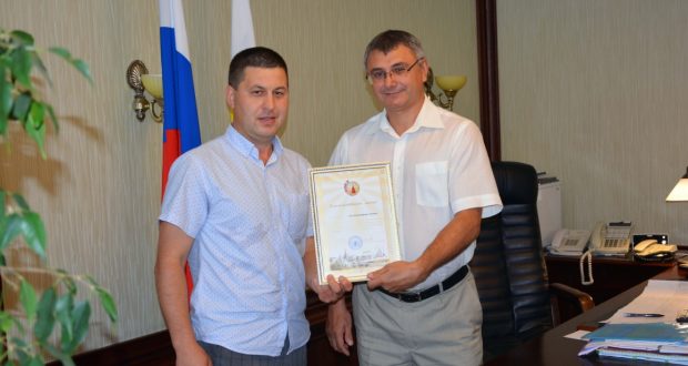 A letter of appreciation on behalf of WCT was presented to the director of YURIU – a branch of the RANKH and SS