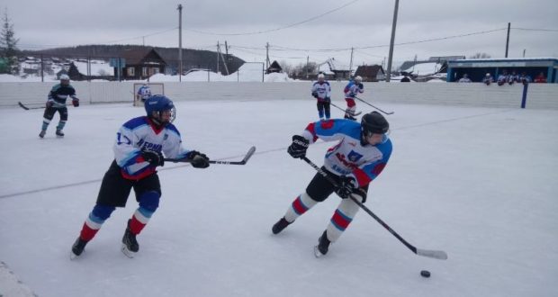 Команда “Стерхи” д. Усть-Баяк Красноуфимского района стали победителями турнира по хоккею с шайбой