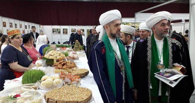 Halal products, oriental sweets and spices presented at  exhibition in Volgograd