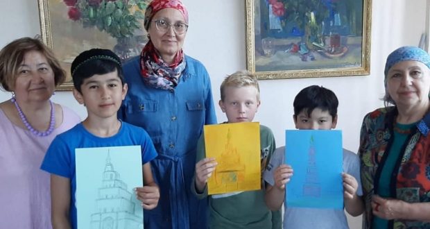 В «Доме Алимова» состоялся мастер-класс в рамках онлайн-конкурса детского рисунка «Любимый Татарстан»