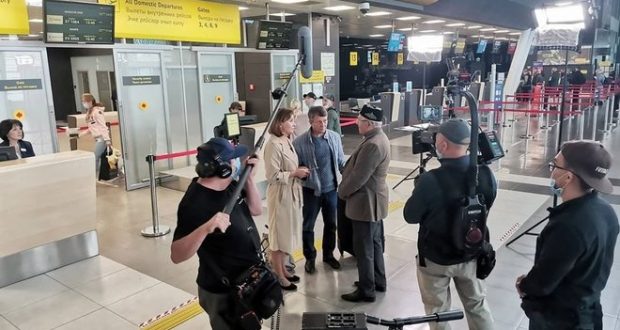 Татарстанский фильм «Исәнме сез?» («Живы ли вы?») снимают в Казанском аэропорту