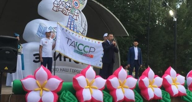 Заинцы приняли эстафету флага 100-летия ТАССР