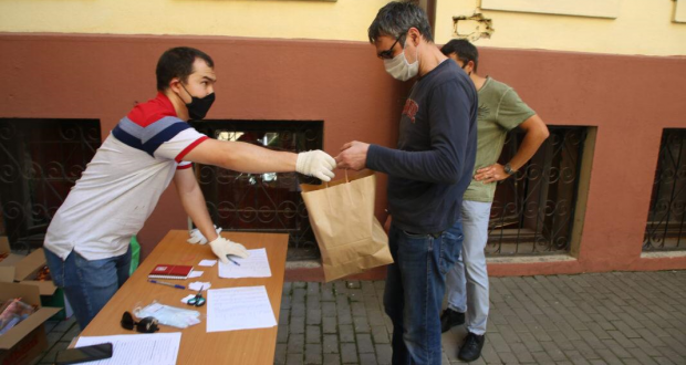 В Татарском культурном центре Москвы прошла благотворительная акция по раздаче жертвенного мяса-Курбан.