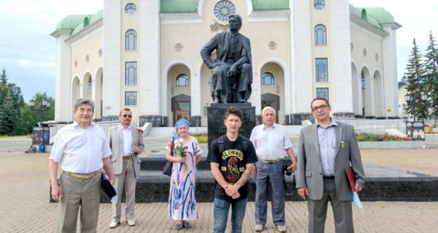 The memory of Mazhit Gafuri    in Ufa  honored