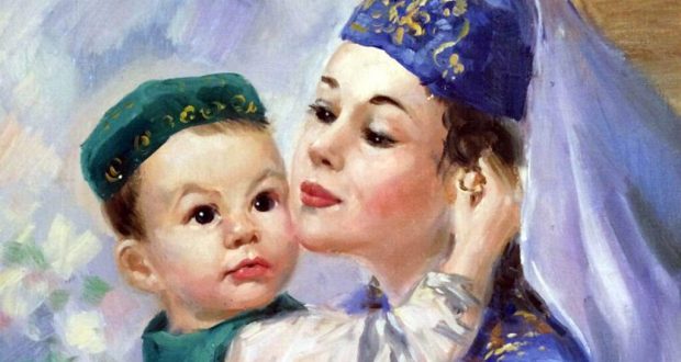 Kurgan Tatars hold an action dedicated to mothers
