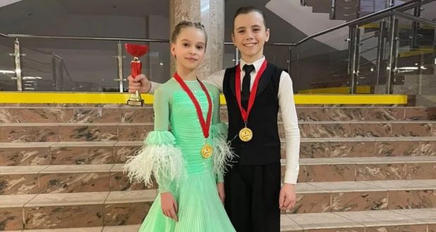 Trainees  of the dance sports club Sabir Mukhametzyanov and Elizaveta Sheremetyeva became champions