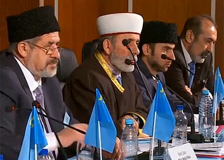 Tatarstan President Rustam Minnikhanov attended the extraordinary Kurultaj ( Congress) of the Crimean Tatars