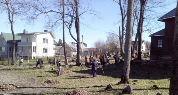Subbotnik in the village of Forty Tatars