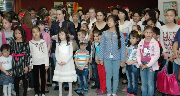 Дети из Казахстана рисовали Казань