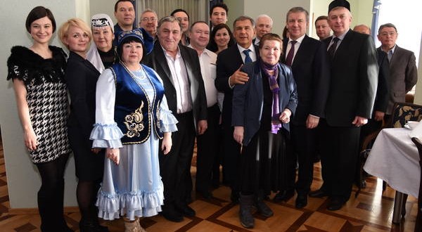 R. Minnikhanov met with representatives of the Tatar community of Karelia