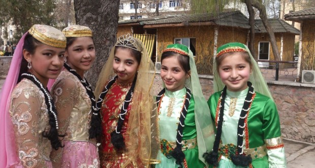 In a multinational Uzbekistan holiday of spring Nowruz widely celebrated