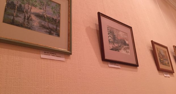 Выставка вышитых картин Сафии Теляшовой
