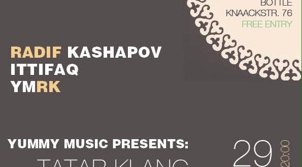 A modern alternative Tatar music will be performed in Berlin