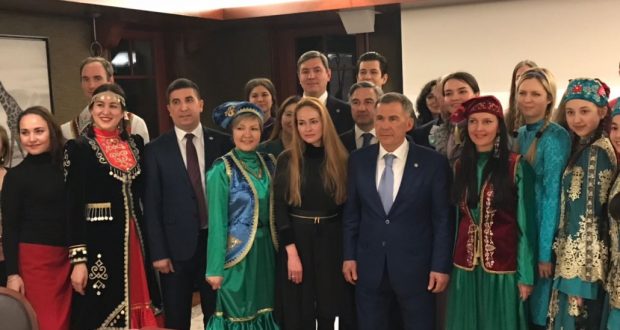 President of Tatarstan spoke with the Tatars of Switzerland