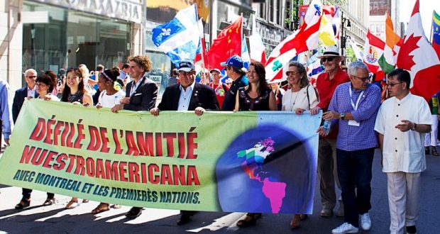 Tatars first time  take part in defile of Nuestroamericana-2018 in Canada