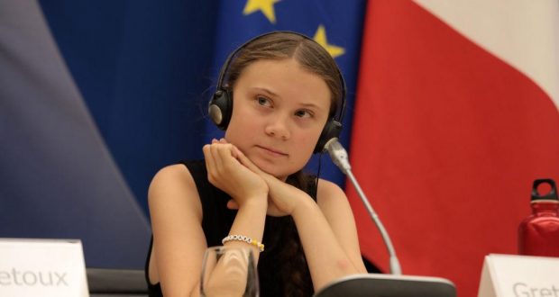 Activists of the TatarTell project voiced in a Tatar speech by Greta Tunberg at the UN