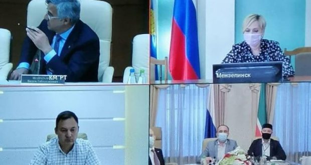 В онлайн-совещании под руководством Василя Шайхразиева приняли участие татары Москвы