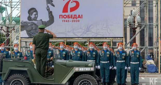 Victory parade takes place in Kazan, 75 years of the Great Victory,