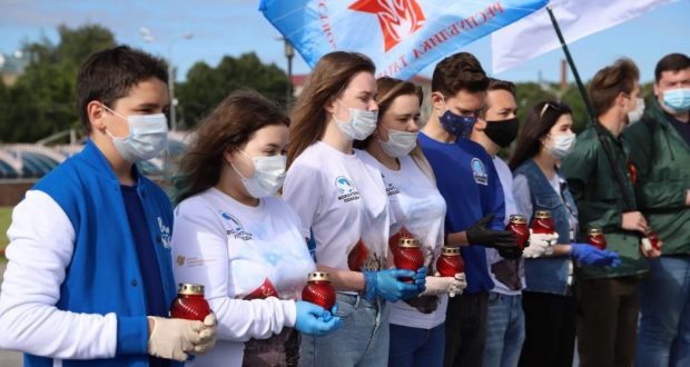 Молодежь Татарстана присоединилась к Всероссийской акции «Свеча памяти»