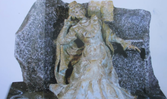 В журнале «Сююмбике» выложили эскиз памятника Саре Садыковой «Семь ключей»