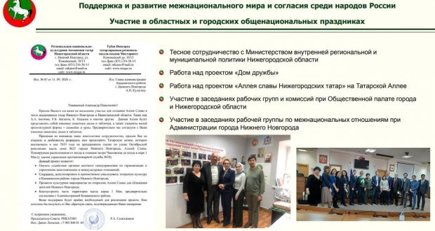 РНКАТ Нижегородской области запустило проект создания “Аллеи славы нижегородских татар на ТАТАРСКОЙ АЛЛЕЕ”