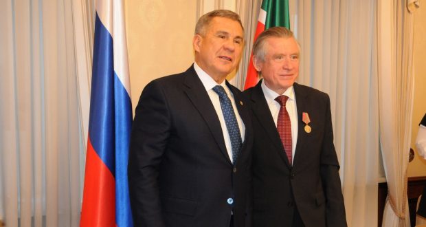 Rustam Minnikhanov in Moscow presented medals in honor of the 100th anniversary of the TASSR