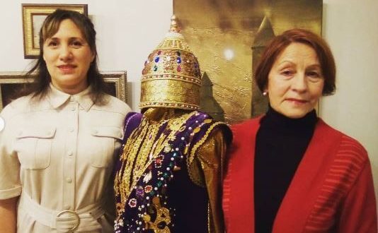 At the exhibition “Favorite Tatarstan-2020”  the costume of Queen Syuyumbike presented