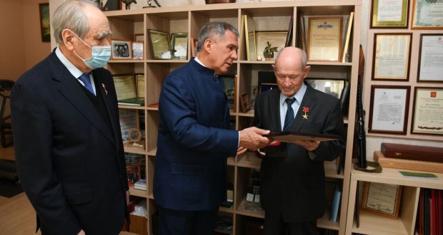 President of Tatarstan visited the Hero of Socialist Labor Ildus Mostyukov