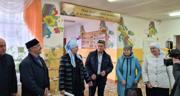 Председатель Нацсовета посетил Шыгырданскую  среднюю школу №1