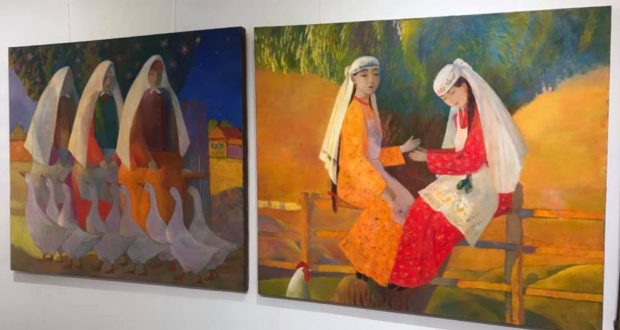 The opening of the exhibition by   Ramzia Zinnatova    took place in the city of Kronstadt