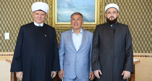 Президент Татарстана встретился с главой Духовного собрания мусульман России Альбиром Кргановым