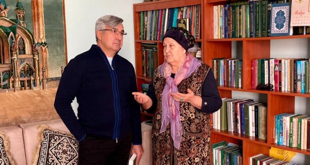 Василь Шайхразиев посетил культурный центр “Туган тел” в Киргизской Республике