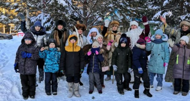 Дети Тобольска посетили зимний Искер