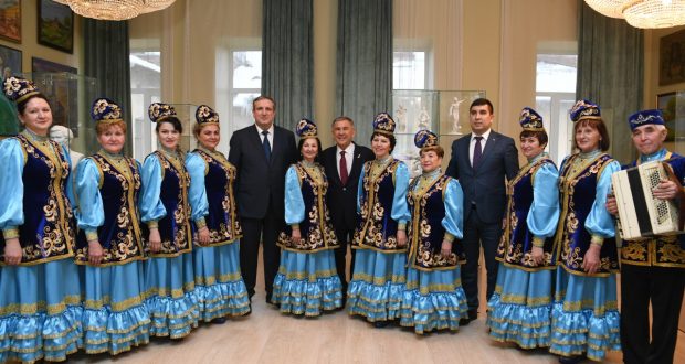 Рустам Минниханов принял участие в открытии Татарского культурного центра в Санкт-Петербурге