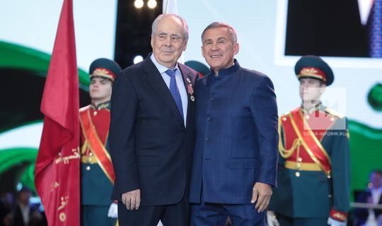 «Политическая воля, талант руководителя»: Минниханов поздравил Шаймиева с 85-летием
