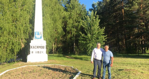 Василь Шайхразиев прибыл с рабочим визитом в город Касимов