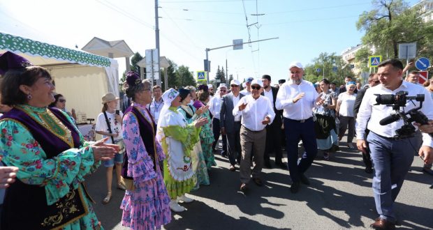 В Новокузнецке  состоялось открытие Международного шахтерского Сабантуя