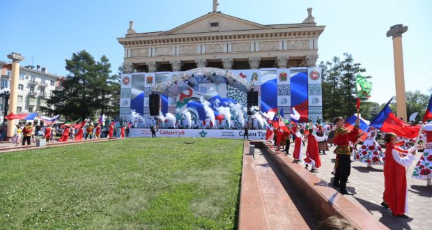 Новокузнецкидагы II халыкара Сабантуйда чит илләрдән 50дән артык шахтер чакырылган