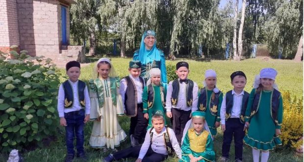 Ульяновск өлкәсендә балалар бакчасында Сабантуй бәйрәме узды