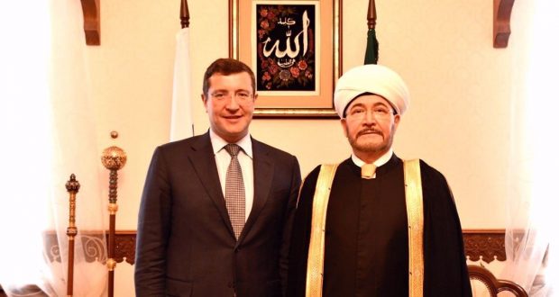 Муфтий Равиль Гайнутдин и Губернатор Нижегородской области обсудили возрождение Ярморочной мечети