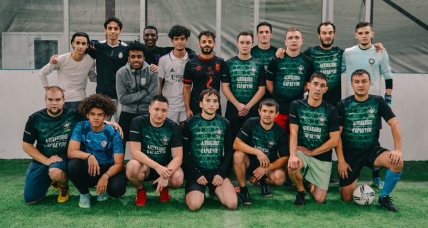 Прошла товарищеская футбольная игра между молодежью из Татарстана и Египта
