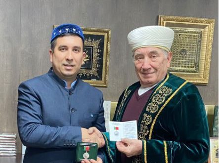 Данис Шакиров: “Белоруссиядә ислам дине барлыкка килүгә 25 ел” медале белән бүләкләнде