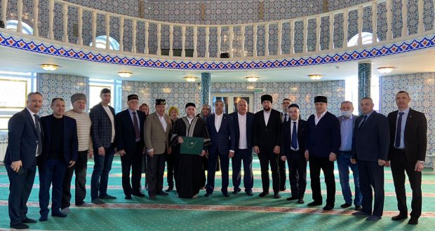 Председатель Национального Совета посетил Соборную мечеть города Барнаул